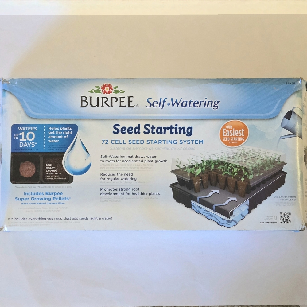 Burpee Garden Products 72 Cell Self-Watering Greenhouse Indoor Seed